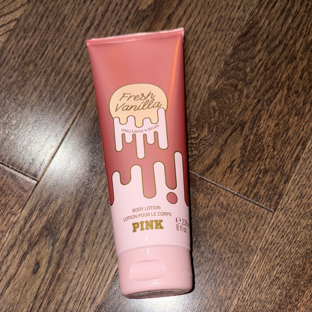 NWT PINK Victoria's Secret Fresh Vanilla Body Lotion - Pink and Cream